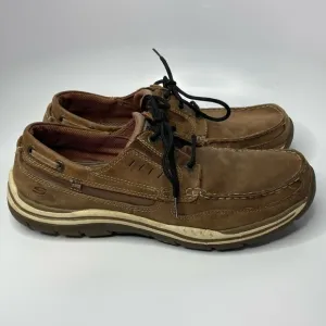 Skechers relaxed fit memory foam boat shoes size 11