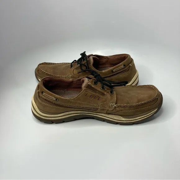 Skechers relaxed fit memory foam boat shoes size 11