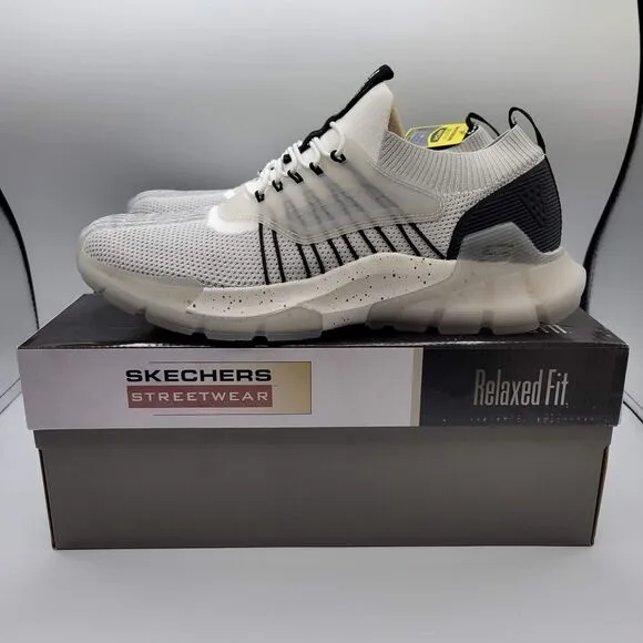 Skechers Romello Varsper Mens 11 Shoes Light Gray Casual Slip On Sneakers