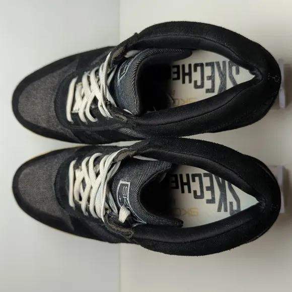 Skechers SKCH plus 3 hidden wedge high top sneakers  womans size 9 EU 39
