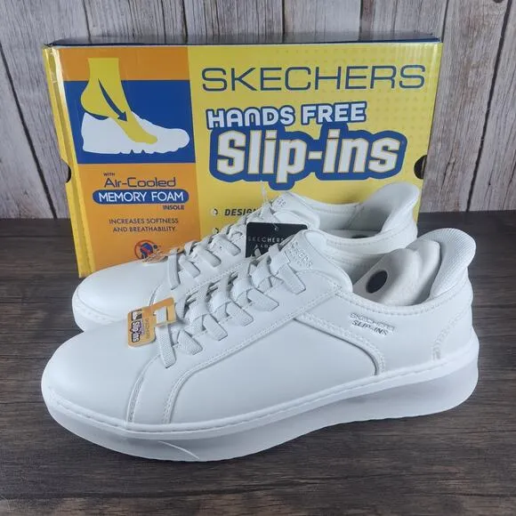 Skechers Slip Ins Court Break Double Vented Memory Foam Sneaker Men's Sz 13 NIB