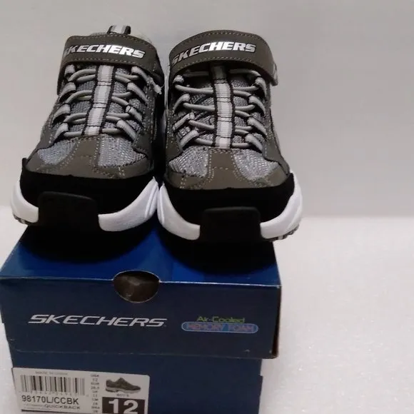 SKECHERS STAMINA MEMORY FOAM  BOYS  SIZE-12  COD/69