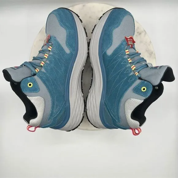 Skechers Unisex Work Boots Size 8.5 Blue Arch Fit Slip‎ Resistant