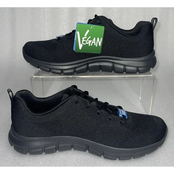 Skechers Women's Sport Track Daytime Dreamer Athletic Sneakers Black Size 8 NEW