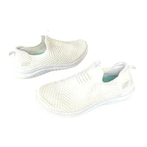 Skechers Women's Ultra Flex Shoes With Air Cooled Memory Foam Size 10 White