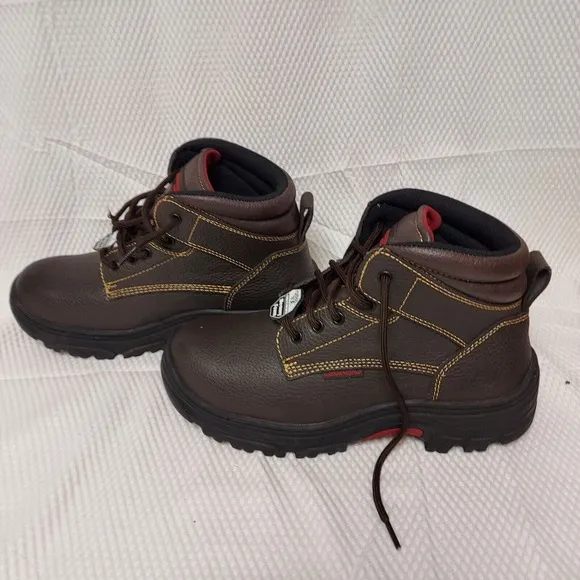 Skechers Work Steel Toe Boots New Size 9.5 puncture slip resistant Memory Foam