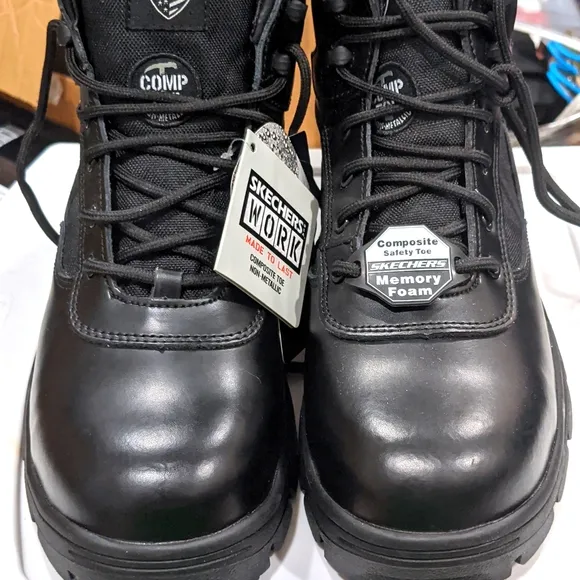 Skechers Work Tactical Comp Toe Non Metallic Men's Work Boots