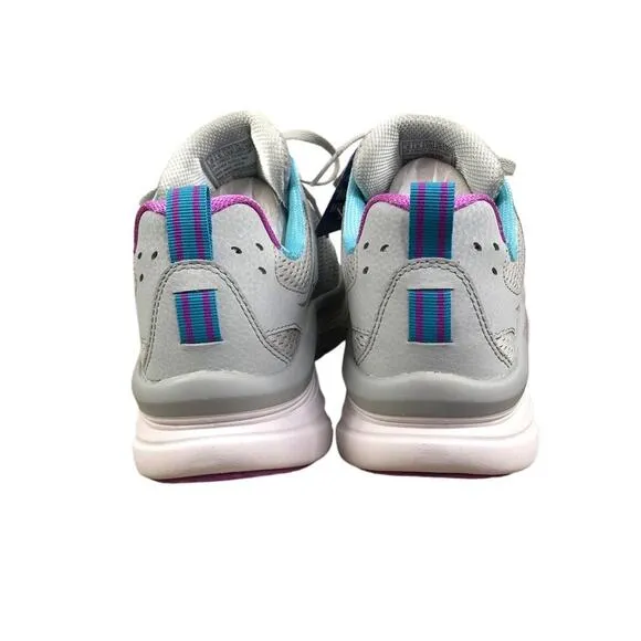 SKETCHERS D'Lux Walker Infinite Motion Sneaker Women 9 Gray Light Sporty NWT
