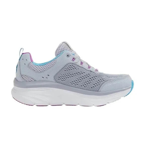 SKETCHERS D'Lux Walker Infinite Motion Sneaker Women 9 Gray Light Sporty NWT