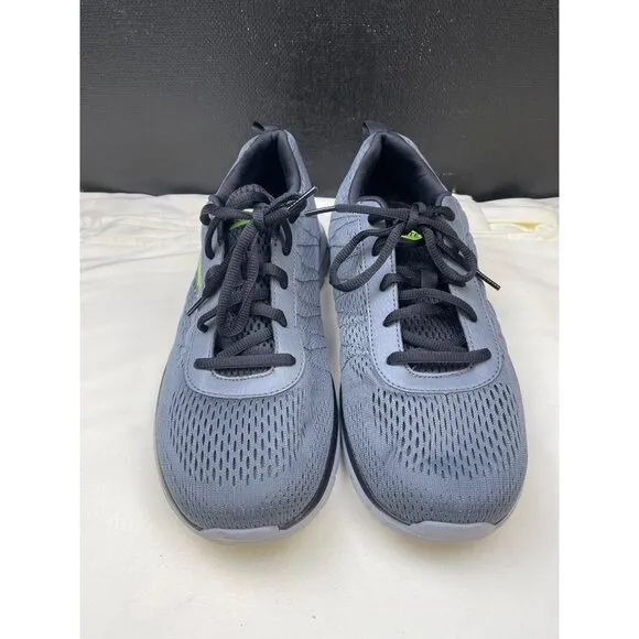 Sketchers Mens Gray Sneakers Shoes Memory Foam Wide Fit Size 11 SKU 6441