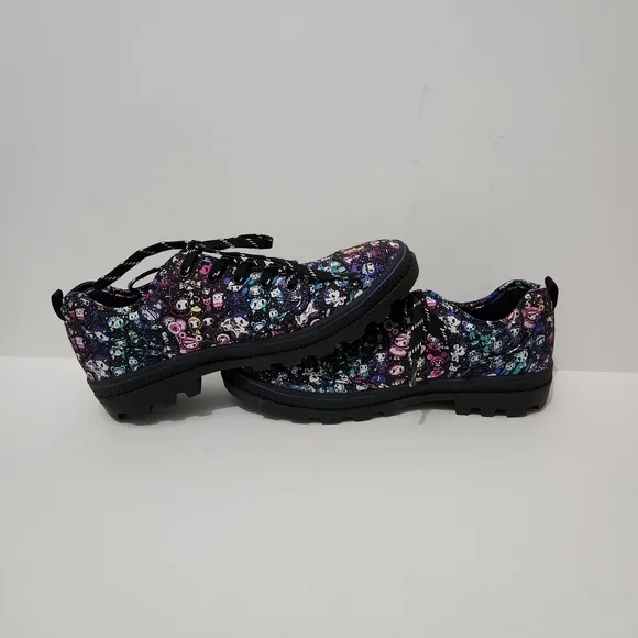 Sketchers Tokidoki Black Women's Shoes/Sneakers Size 8 155231 Black Purple Nwot