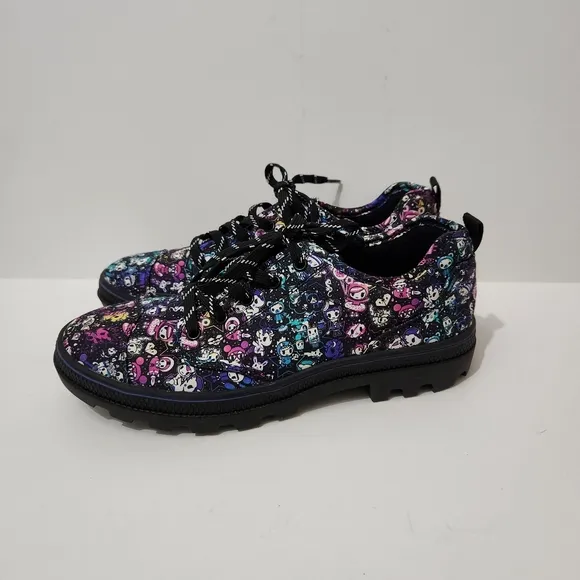 Sketchers Tokidoki Black Women's Shoes/Sneakers Size 8 155231 Black Purple Nwot