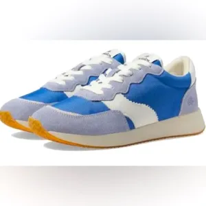 SOLUDOS PARADISO RETRO SNEAKERS COLOR BLUE WOMEN’S LACE-UP ROUND TOE SIZE US8.5*