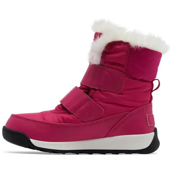 Sorel Children Girls Puffy Snow Booties Whitney II Size US 8 Cactus Pink