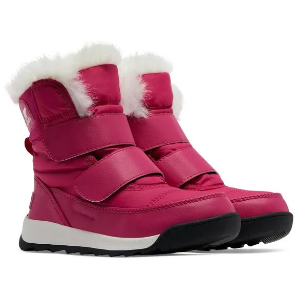 Sorel Children Girls Puffy Snow Booties Whitney II Size US 8 Cactus Pink