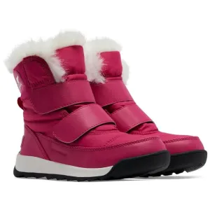 Sorel Children Girls Puffy Snow Booties Whitney II Size US 8 Cactus Pink