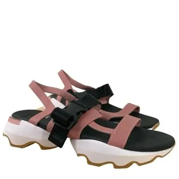 Sorel Kinetic Impact Sling Shoes Womens Size US 9.5 Strap Leather Sandals