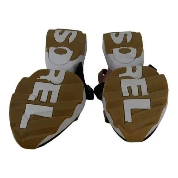 Sorel Kinetic Impact Sling Shoes Womens Size US 9.5 Strap Leather Sandals