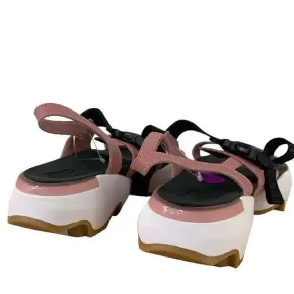 Sorel Kinetic Impact Sling Shoes Womens Size US 9.5 Strap Leather Sandals