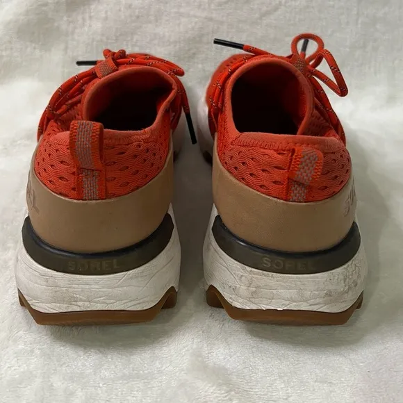 Sorel Kinetic Impact Womens 8.5 Orange Athletic Casual Shoes NL4073-854