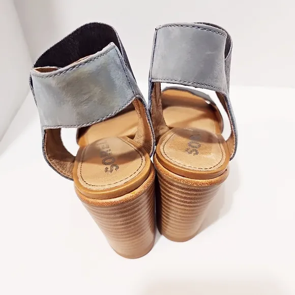 Sorel Women's Nadia Sandals Shoes size 8 NWOT in Cinder Grey