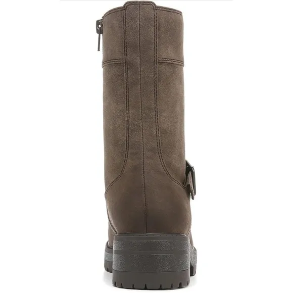 SOUL Naturalizer Newport Mid Calf Boot, Sz 6 W, Brown, Synthetic Mens Shoes