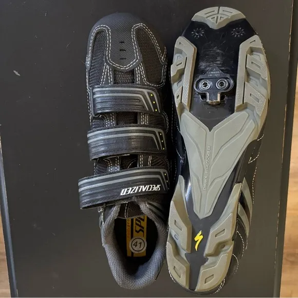Specialized Cycling Shoes Size 8 Black Bike 6111 4041 Body Geometry Sport MTB