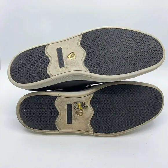 Sperry Gold Cup Sport ASV Men’s Size 11.5 Black White Leather Shoes Sneaker