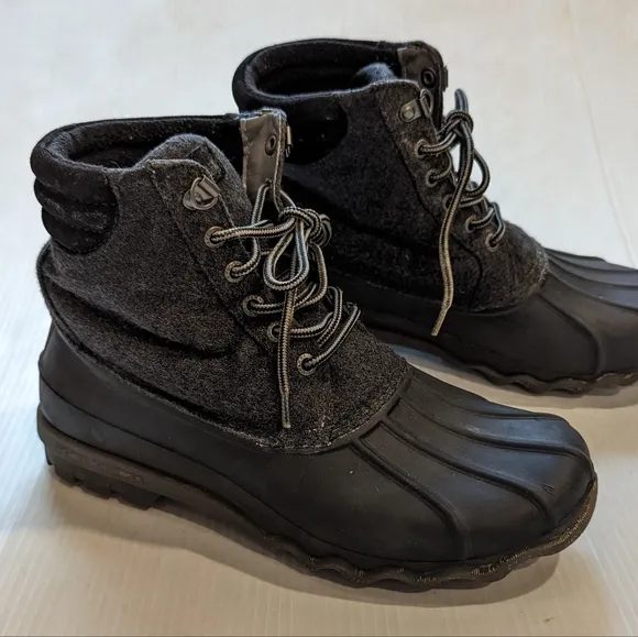 SPERRY Men's Avenue water resistant thinsulate wool blend lace-up duck boots