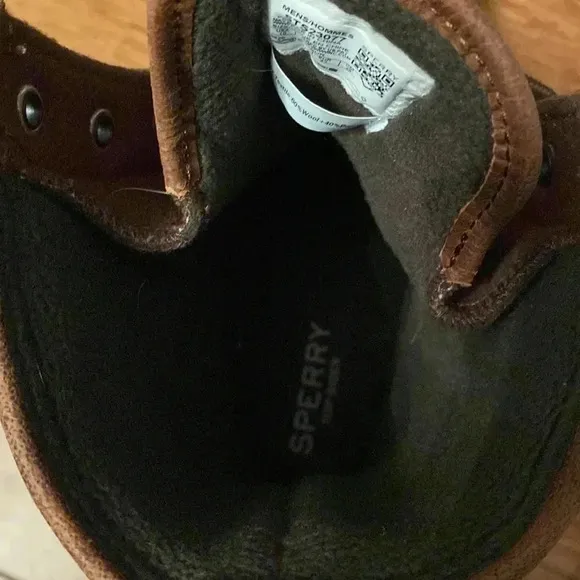 Sperry men’s boots-  water resistant - wool blend - lace up - size 10