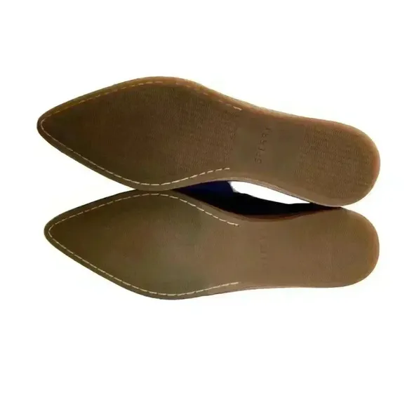 Sperry Saybrook Women 8 39 Painted Tassel Suede Loafers Shoes Flats Blue  NEW