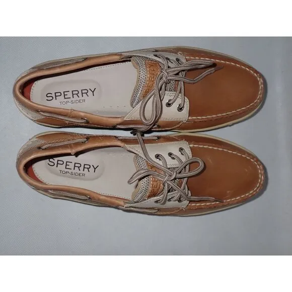 Sperry Top-sider Billfish Brown Mens Shoes Size 11 M Casual Boat Shoe