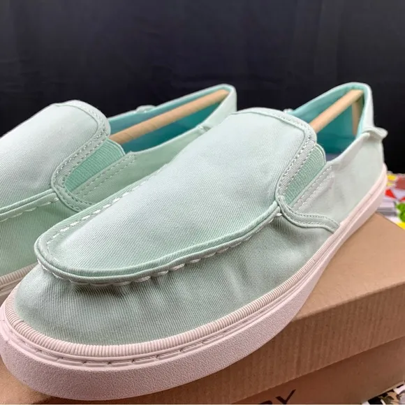 Sperry Top-Sider Slip On Mint Green Womens Various Sizes