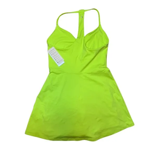 Spiritual Gangster Jet Active Dress S Neon Yellow Tennis/Golf Shorts/Pocket NWT