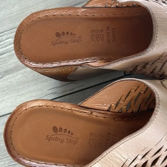 Spring Step Cunacena Slide light pink comfort shoes size 39