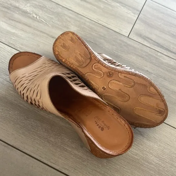 Spring Step Cunacena Slide light pink comfort shoes size 39