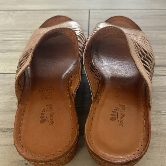 Spring Step Cunacena Slide light pink comfort shoes size 39