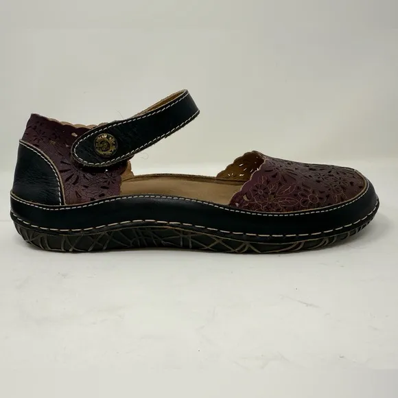 Spring Step L'Artiste Kysandra Womens Mary Jane Purlpe Flat Shoes Eu37 US6.5 - 7
