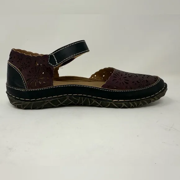 Spring Step L'Artiste Kysandra Womens Mary Jane Purlpe Flat Shoes Eu37 US6.5 - 7