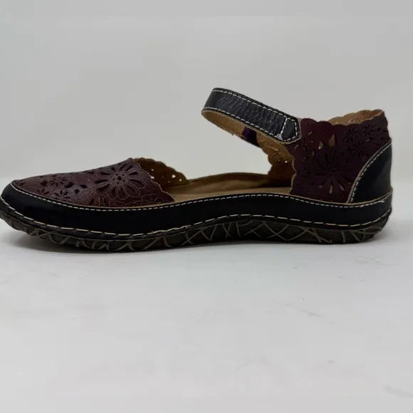Spring Step L'Artiste Kysandra Womens Mary Jane Purlpe Flat Shoes Eu37 US6.5 - 7