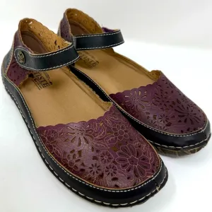 Spring Step L'Artiste Kysandra Womens Mary Jane Purlpe Flat Shoes Eu37 US6.5 - 7