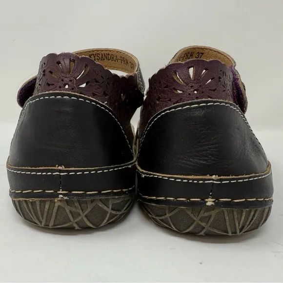 Spring Step L'Artiste Kysandra Womens Mary Jane Purlpe Flat Shoes Eu37 US6.5 - 7