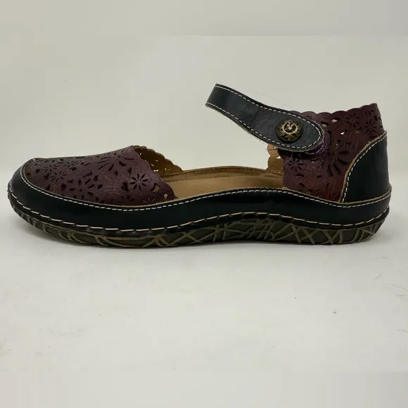 Spring Step L'Artiste Kysandra Womens Mary Jane Purlpe Flat Shoes Eu37 US6.5 - 7