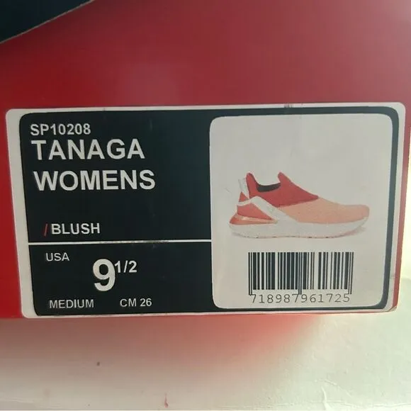 Spyder Tanaga Women’s Shoes Slip On Sneakers Blush Pink Orange Size 9.5