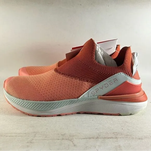 Spyder Tanaga Women’s Shoes Slip On Sneakers Blush Pink Orange Size 9.5