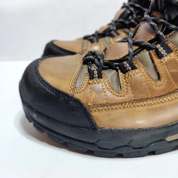 SR Max Winston Men's Brown Comp Toe EH Slip Resistant Work Shoe Size 10.5