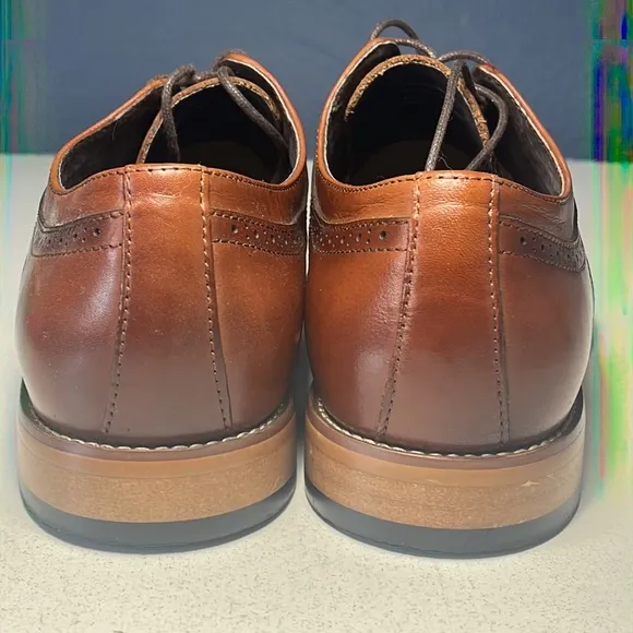 STACY ADAMS Dickinson Memory Foam Men’s Shoes Cognac Size 11