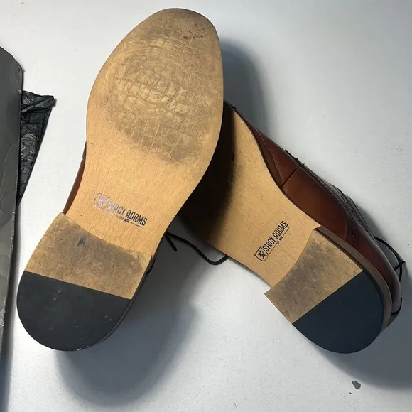 STACY ADAMS Dickinson Memory Foam Men’s Shoes Cognac Size 11
