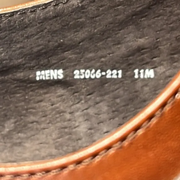STACY ADAMS Dickinson Memory Foam Men’s Shoes Cognac Size 11