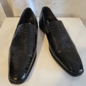 Stacy AdamsTedesco Oxford Lizard, Men's Dress Shoes, Size 11M, Black